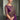 Purple Embroidered Lace Border Saree With Unstitched Contrast Blouse