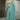 Designer Cyan Lace Border Tissue Silk Saree With Contrast Blouse
