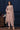 Pink Sequins Work Chiffon Organza Straight Cut Salwar Kameez