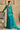 Embroidered Chinon Silk Cyan Color Readymade Palazzo Suit