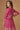 Georgette Magenta Wedding Wear 3 Piece Long Top With Skirt