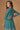 Teal Embroidered Wedding Wear Long Top With Skirt