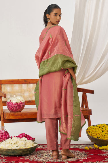 Embroidered Fancy Fabric 3 Piece Straight Cut Salwar Suit
