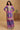 Purple Chinon Silk Embroidered Readymade Sharara Style Salwar Kameez