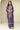 Chinon Silk Purple Embroidered Designer Readymade Co-Ord Set