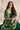 Dark Green Embroidered Art Silk Function Wear Gown With Dupatta