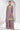 Lavender Function Wear Chinon Embroidered Readymade Palazzo Suit