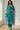 Embroidered Organza Cyan Readymade Designer Salwar Suit For Function Wear