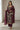 Wine Georgette Embroidered Work Designer Readymade Suit