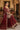 Chinon Maroon Embroidered Readymade Palazzo Dress