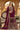 Georgette Embroidered Wine Festive Wear Readymade Palazzo Suit With Dupatta