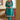 Embroidered Chinon Cyan Party Wear Readymade Designer Salwar Kameez With Dupatta