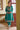 Embroidered Chinon Cyan Party Wear Readymade Designer Salwar Kameez With Dupatta