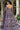 Purple Net Readymade Anarkali Suit