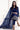 Malaika Arora Blue Chanderi Embroidered Readymade Straight Cut Salwar Kameez