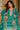 Cyan Chinon Silk Designer Embroidered Palazzo Suit