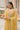 Yellow Satin Embroidered Readymade Designer Dress