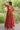 Rust Cotton Traditional Embroidered Anarkali Gown
