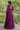 Magenta Ethnic Gamthi Embroidered Floor Length Anarkali Gown