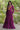Magenta Ethnic Gamthi Embroidered Floor Length Anarkali Gown