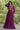 Magenta Ethnic Gamthi Embroidered Floor Length Anarkali Gown