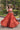 Vibrant Rust Traditional Kutchi Embroidered Anarkali Gown