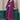 Purple Zigzag Embroidered Indo Western Suit With Jacket