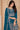 Classic Teal Color Function Wear Palazzo Suit In Chinon Fabric
