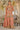 Sequins Embroidered Peach Art Silk Readymade Palazzo Set