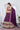 Sequins Work On Georgette Fabric Purple Color Gorgeous Lehenga