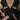 Royal Black Embroidered Chinon Palazzo Suit