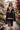 Royal Black Embroidered Chinon Palazzo Suit