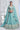 Phenomenal Sequins Work Sky Blue Color Organza Fabric Lehenga