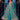 Cyan Zari Embroidered Readymade Palazzo Suit