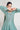 Vartika Singh Sangeet special Light Cyan Color Silk Fabric Anarkali Suit