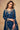 Attractive Blue Chinon Silk Embroidered Sharara Style Palazzo Suit