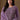 Classic Purple Embroidered Straight Cut Dress In Chiffon Fabric