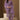 Classic Purple Embroidered Straight Cut Dress In Chiffon Fabric