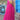 Georgette Fabric Bandhani Printed Luminous Readymade Long Gown In Pink Color