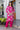 Cotton Magenta Readymade Kurti With Pant