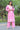 Attractive Rayon Fabric Pink Color Readymade Kurti Bottom Set