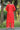 Rayon Fabric Red Color Pleasance Readymade Kurti Bottom Set