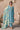 Weaving Work Fancy Fabric Teal Salwar Kameez For Casual Wear