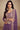 Trendy Chinnon Fabric Lavender Color Readymade Palazzo Suit With Embroidered Work