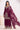 Womens Burgundy Embroidered Art Silk Readymade Palazzo Suit With Dupatta