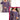 Designer Embroidered Purple Chinon Palazzo Dress