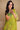 Eugeniya Belousova Incredible Chinon Fabric Green Color Palazzo Suit