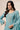 Sky Blue Organza Embroidered Palazzo Suit For Function Wear