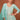 Cyan Embroidered Palazzo Salwar Kameez