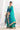 Embroidered Cyan Party Wear Designer Sharara Palazzo Suit With Kaftan Style Dupatta